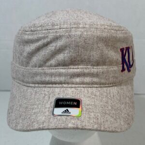 Adidas Kansas Jayhawks Women's Hat Wool Blend‎ Cap Military Style OSFA